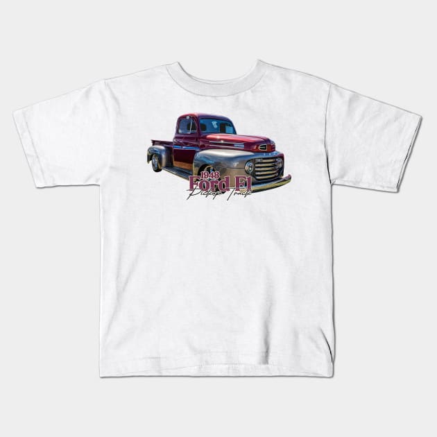 1948 Ford F1 Pickup Truck Kids T-Shirt by Gestalt Imagery